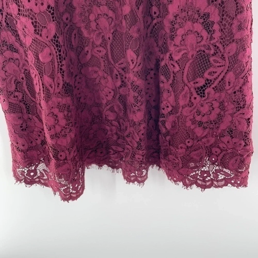 SHOW ME YOUR MUMU ALICE lace berry merlot dress